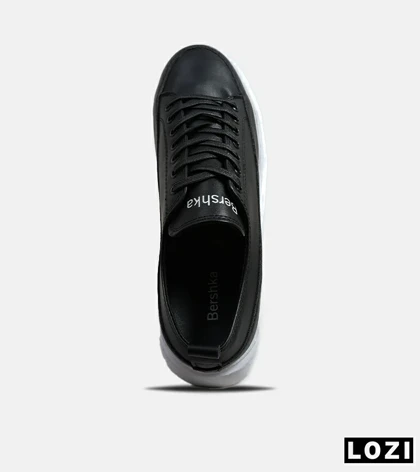 کفش کتانی مردانه مشکی BERSHKA