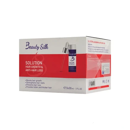 محلول مناسب موهای دارای ریزش بیوتی سیلک 3x30 ml