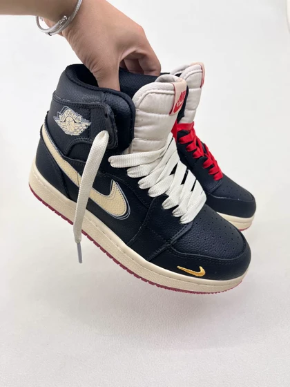 کتانی ساق‌دار زنانه ساق‌دار ایر جردن 1 NIKE AIR JORDAN 1 BICYCLE کد 912 دختر طهرونی