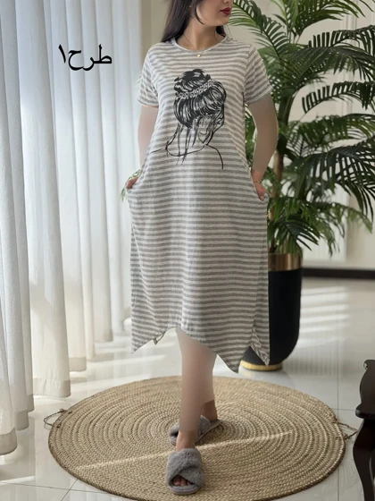 پیراهن راه راه کد2441