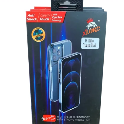 قاب گوشی آیفون 15 ایکس لرد XLORD مدل Shockproof نیمه شفاف