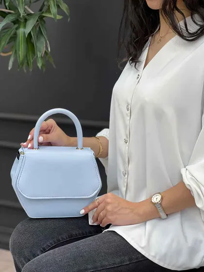 کیف دسته دار شش ضلعی