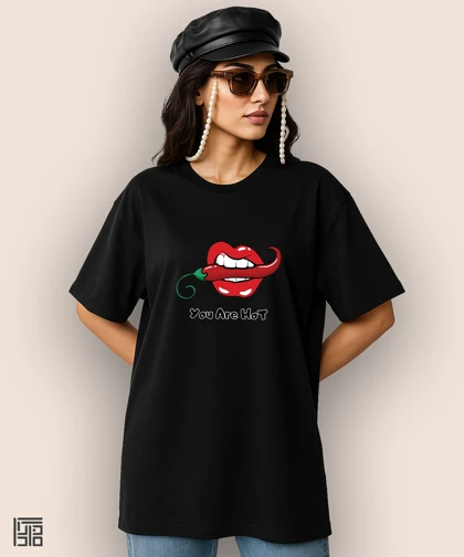 تیشرت لش مردانه و زنانه (You are hot) طرح فلفل