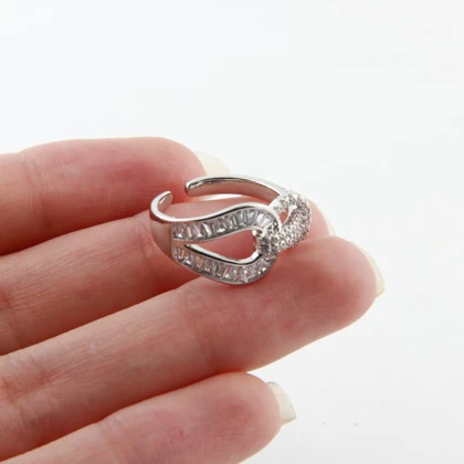 انگشتر دخترانه مدل گره‌ای