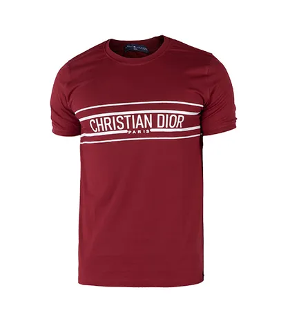 تیشرت Chiristian Dior یقه گرد مردانه ساده