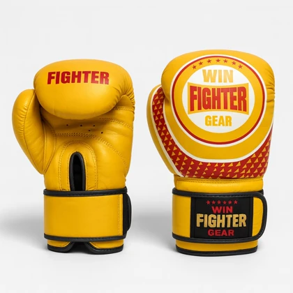 دستکش بوکس چرم اورجینال WIN FIGHTER شناسه 10100532