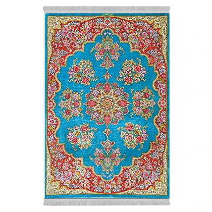 فرشینه از جنس پارچه هازان مخمل ترک طرح سنتی و مدرن برند دفه کد DAMG700