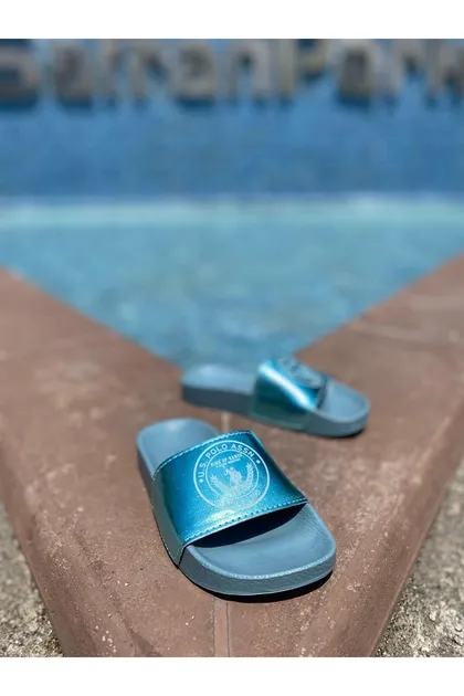 پایه. دمپایی ساحلی POLO KIDS MIDDLEBETIC SPORTS 686827 4FX BLUE RAZZE