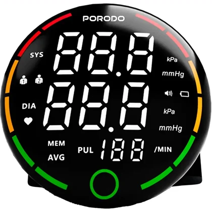 فشارسنج مچی دیجیتال پورودو Porodo مدل PDW01BBK شارژی