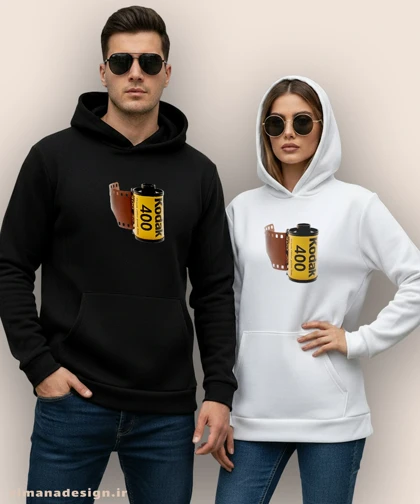 هودی مردانه و زنانه نوستالژی طرح فیلم نگاتیو