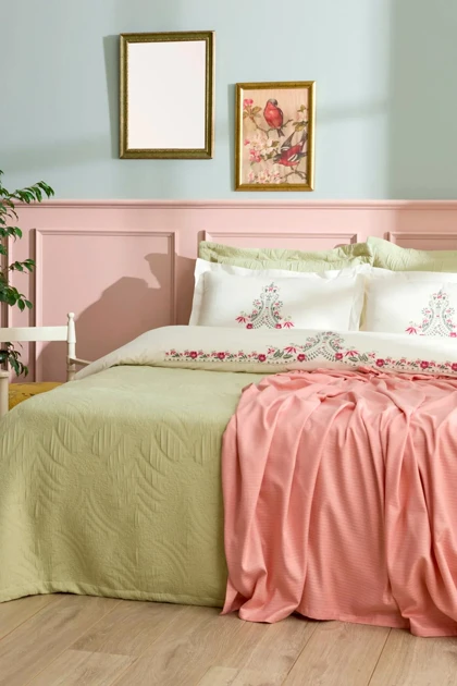 سرویس روتختی دو نفره Karaca Home مدل Oriela Summer Set - چندرنگ