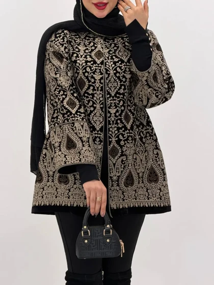 3842-کت سوزن دوزی ماه دخت