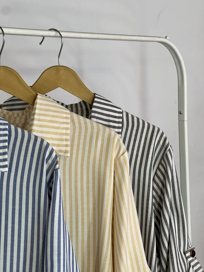 مانتو دکمه دار سالینا