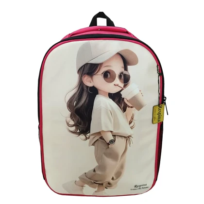 کیف مدرسه دخترانه مدل cute girl با جامدادی