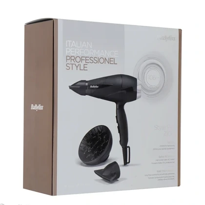 سشوار حرفه‌ای 2100 وات با فناوری یونی بابیلیس مدل 6710DE