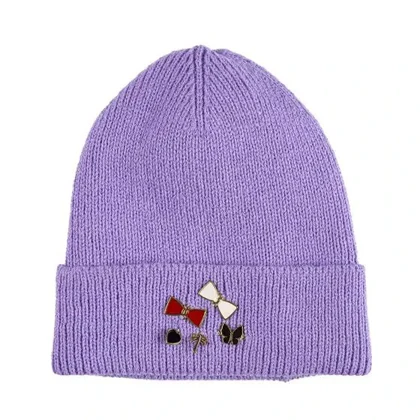 کلاه بافت اکسسوری دار زنانه - 03251153