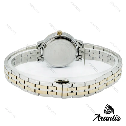 ساعت الکسا A0107 زنانه طلایی سیلور دورنگین w-10090