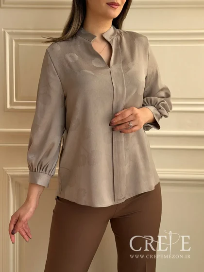 شومیز تک پیله گل مخفی