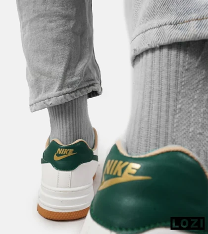 کفش بزرگ پا سفید سبز نایک ایر فورس NIKE AIR FORCE مدل 4065