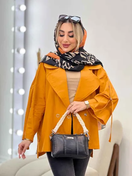 مانتو لینن آستین سگک