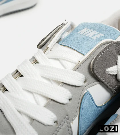 کفش مردانه و زنانه سفید طوسی آبی NIKE AIR JORDAN