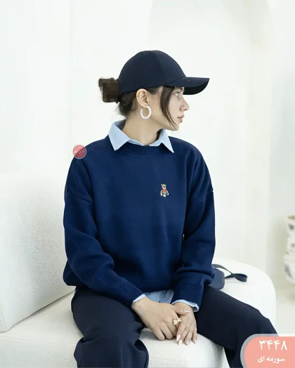 بلوز بافت گلدوزی3448