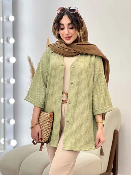 مانتو جلو دکمه آینور