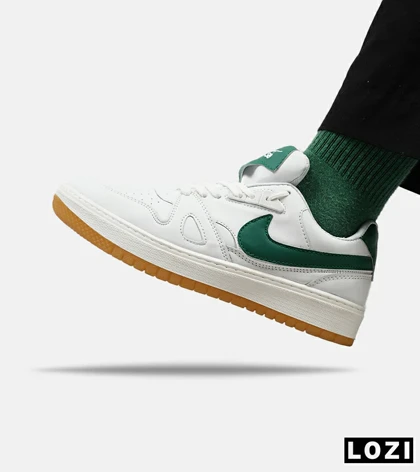 کفش کتانی مردانه سفید سبز نایک NIKE SB