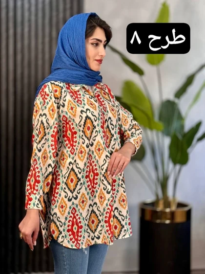 مانتو لینن تینا کد 1832