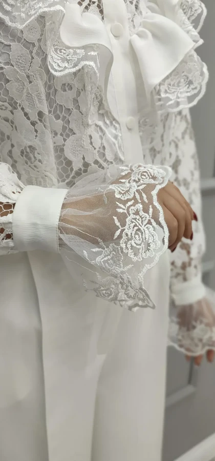 شومیز دانتل بهار 3016