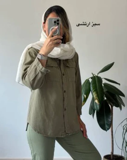 مانتو جین رنگی 1