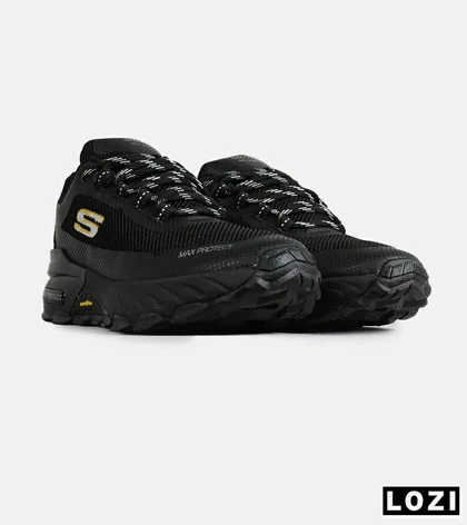 کفش کتانی طبی ورزشی مشکی SKECHERS max protect مدل 7771