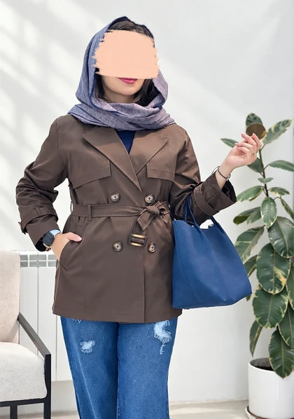 ترنچ کت آستردار ریوا