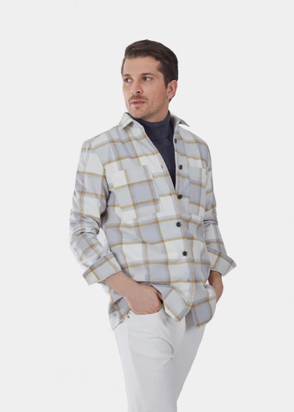 پیراهن چهارخانه Wool