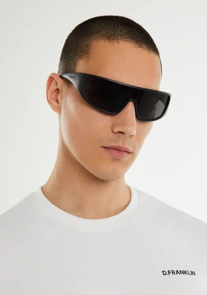 عینک آفتابی دی فرانکلین مدل D.franklin Nell Matt Black / Smoke