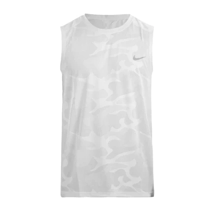 رکابی ورزشی مردانه نایک مدل Dri Fit-6920 چریکی سفید