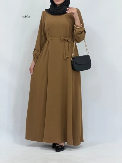 پیراهن مانتویی بلند دلفان 2