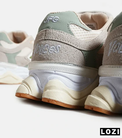 کفش کتانی زنانه کرم سبز NEW BALANCE 9060