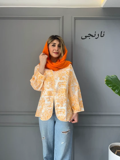 کت مزونی نیلی