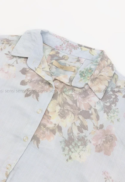 شومیز کراپ طرح دار کد1005313