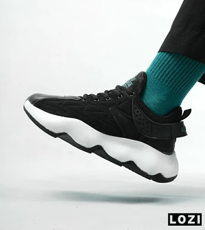 کفش کتانی ساق کوتاه مردانه مشکی Nike air jordan 23