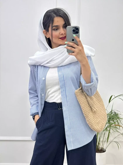 مانتو راه راه ترندی