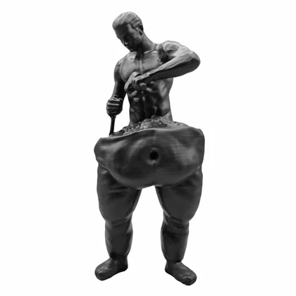 مجسمه بدنسازی مدل پیکر تراش 6Pack پلی‌استری