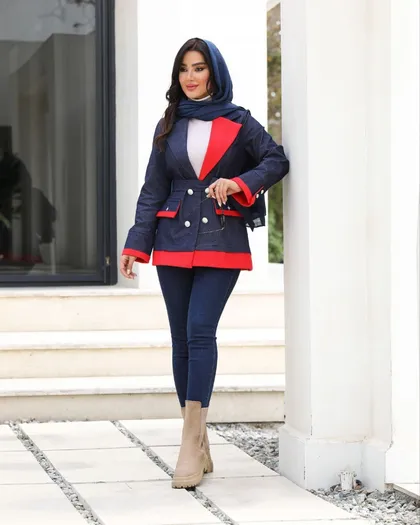 کت جین مدل ساراکد 2413