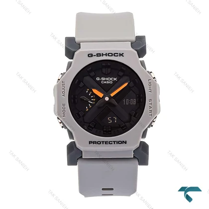 ساعت جیشاک GA2300 کاسیو طوسی صفحه مشکی G-Shock-6292-L