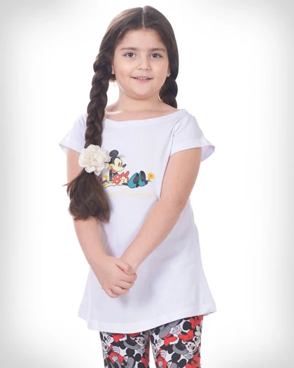 تونیک وشلوار لگ بچگانه میکی‌موس