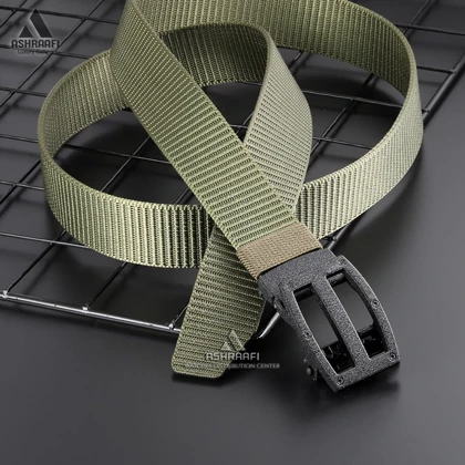 کمربند برزنتی مردانه Rail Belt BL97