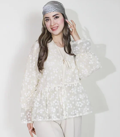 شومیز شکوفه عروسکی کد 1735