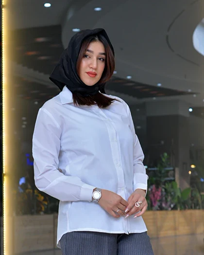 خرید عمده شومیز سفید زنانه قیمت 328 تومن کد 7177