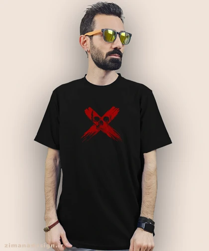 تیشرت مردانه و زنانه طرح اسکلت مرگ کد 930